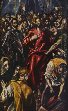 The Disrobing Kristus (El Espolio) 1577-1579