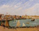 afternoon sun the inner harbor dieppe 1902