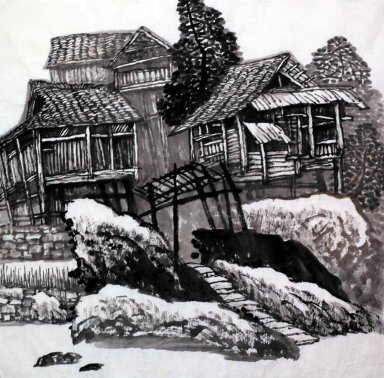 Haus - Chinesische Malerei