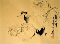 Kraanvogel-Pine - Chinees schilderij