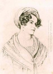 Portrait Of An Wanita Diketahui Dalam Turban 1824