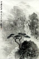 Árvore de pinho - pintura chinesa