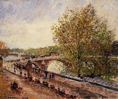 el pont royal gris tiempo tarde de primavera 1902