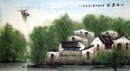 Albero e Bridge - Pittura cinese