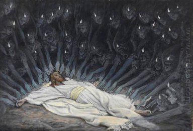 Jesus betjänade By Angels 1894