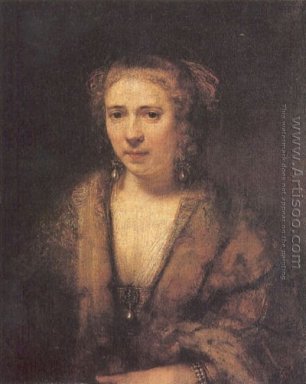 Portret van Hendrickje Stoffels