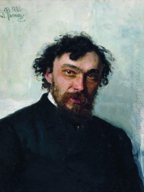 Портрет художника Ивана P Похитонов 1882
