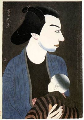 Ichikawa Uzaemon XV als de Tuinman Kichigoro