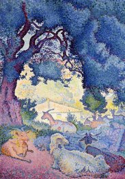 Paisagem com cabras 1895