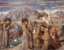 Att predika på fåglar och välsignelse Montefalco 1452