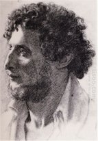 porträtt av en italiensk 1856
