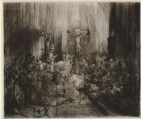 Korsfäste Kristus Mellan de två tjuvarna Three Crosses 1659