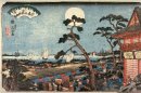 Autumn Moon over Atago Hill dalla serie Otto Vedute di Edo