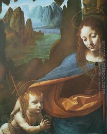 Madonna Of The Rocks (Detail)