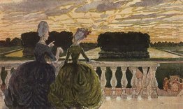 Dua Wanita On The Terrace