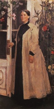 Porträt von Olga Orlova 1889