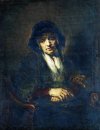 Portrait d'une vieille femme 1870