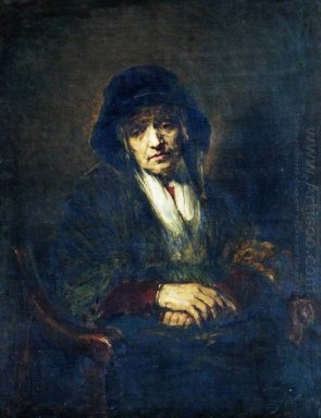 Portrait Of An Old Wanita 1870