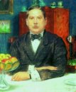 Porträt von Konstantin Somov 1914