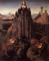 Allegorie mit einer Jungfrau 1480