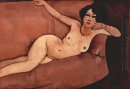 Nudo sul divano almaisa 1916