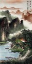 Горы, вода - китайской живописи
