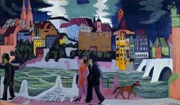 Beskåda av Basel och Rhen 1928