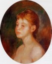 Studie van een jong meisje Mademoiselle Murer