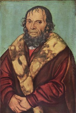 Stående av Magdeburg Teologer Dr Johannes Schöner 1529