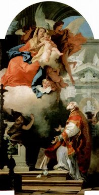 La Vergine appare a San Filippo Neri 1740