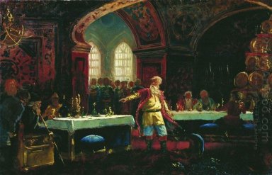 Prince-Repin au banquet d\'Ivan le Terrible