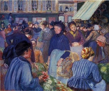 De markt van gisors 1899