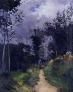 guardia rural en el bosque de Fontainebleau 1870