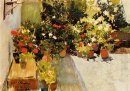 A Rooftop With Flowers 1906