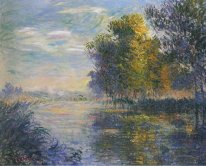 A orillas del río Eure en otoño