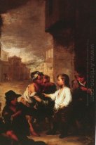 Saint Thomas Of Villanueva Membagi Pakaian-Nya Antara Beggar Boy