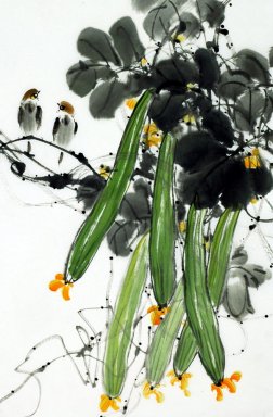 Loofah - Pittura cinese
