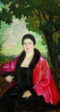 Porträt von M V Chaliapina 1919
