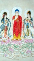 Будда-китайской живописи