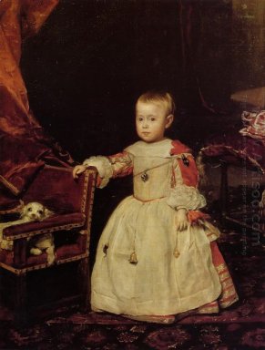 El príncipe Felipe Próspero Hijo de Felipe IV 1659