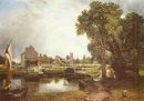 dedham écluse et le moulin 1820