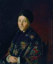 Portret van een kunstenaar Bocharova S tantes 1859