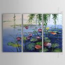 Tangan-Dicat Landscape Oil Painting - Set 3