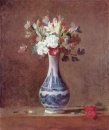 Nature morte, fleurs dans un ? Vase