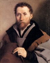 Portret van een Man met Een Vilten Hoed 1541