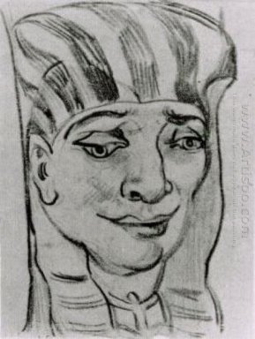 Masker Van Een Egyptische mummie 4 1889