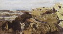 Pier in Port Said 1882