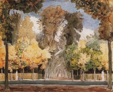 Версаль парке осенью