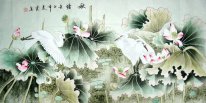 Crane - Lotus - Chinese Painting