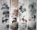 Paard Vakantiehuizen - Chinees schilderij